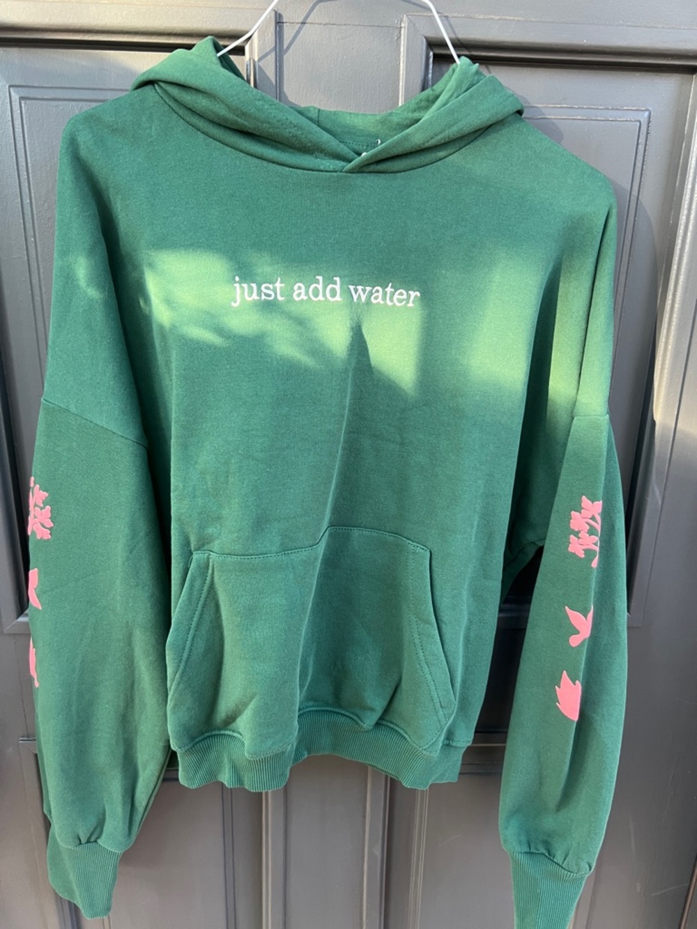 Just Add Water Green Graphic Hoodie